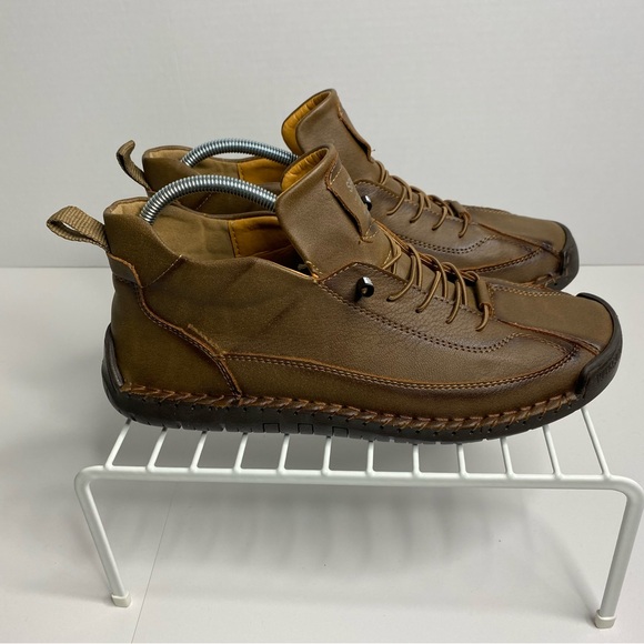 Mens Casual Brown Sport Shoes Size EU 44 US 10 - Picture 1 of 11